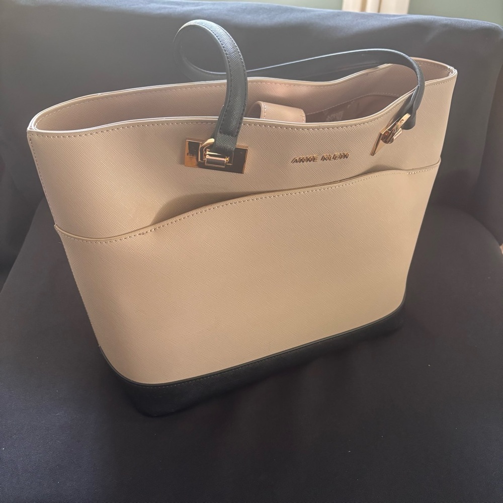 Anne Klein Tan and Black Women's Bag